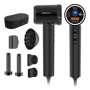 Uscator de par Cecotec DryGlam Waves i-Sensor Pro, 1600 W, cu difuzor
