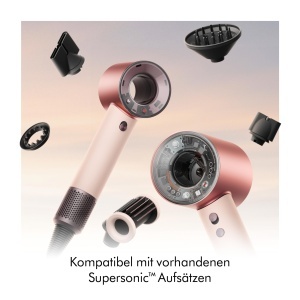 Uscator de par Dyson Supersonic Travel, 1220W, Compact, RozGold - Img 7