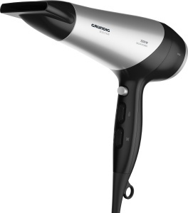 Uscator de par Grundig HD 6080 B, 2200 W, Ioni, NegruSilver - Img 2