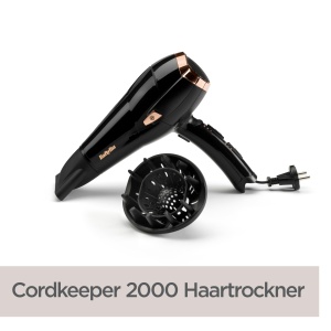 Uscator de par ionic Babyliss Cordkeeper 2000 D373E, functie unica de retragere a cablului in maner, 2000 wati negru - Img 6