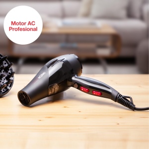Uscator de par profesional Solac SP7170 Expert 2600W Turmalina Negru - Img 5