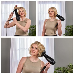 Uscator de par Remington D3198, 2200W, negru, cu difuzor si duza de styling - Img 7