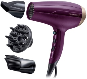 Uscator de par Remington Ion [usor si mai mult volum] Your Style (2300 W, set incl. duza de coafare, difuzor, amplificator pentru mai mult volum, 3 setari de incalzire si 2 setari separate ale ventilatorului, setare de racire) D5219