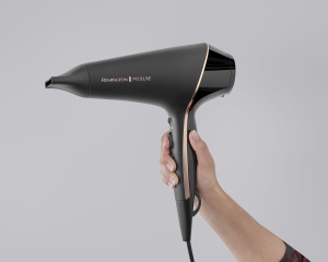 Uscator de par Remington Professional Ion [2400W, 150km/h, 3 accesorii de coafat] Proluxe (tehnologie OPTIheat pentru rezultate de coafare de lunga durata, ingrijire ionica - anti-incretire, motor AC de lunga durata) AC9140B - Img 5