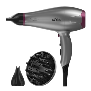 Uscator de par Solac Expert 2600 Ionic, 2600 W, 6 viteze si temperaturi