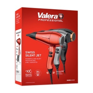 Uscator de par Valera Swiss Silent Jet 8500, 2000 W, 3 trepte temperatura, rosu - Img 2
