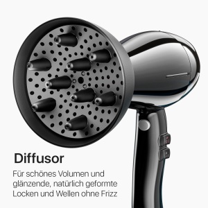 Uscator de par Valera Swiss Silent Jet 8500 Ultrablack, 2000 W, 6 trepte de temperatura - Img 8