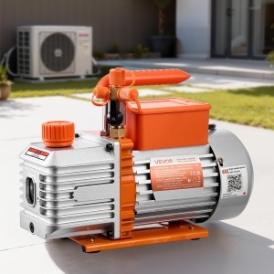 Vakuumpumpe VEVOR 375W, 142 Lmin, 0,5 HP, pentru HVAC si Kfz - Img 8