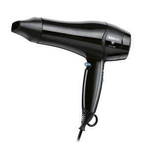 Valera, Excel 1800 561.19Y, Uscator de par profesional, Uscator de par usor, cu element de incalzire de securitate, 6 niveluri de temperatura/flux de aer, Buton de racire, Economisire energie, 1800W, Negru