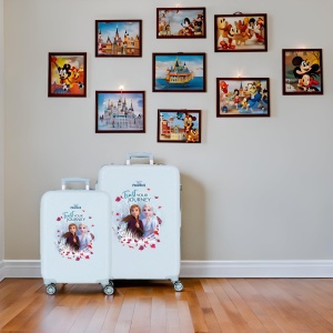 Valiza de cabina Disney Frozen Trust Your Journey, 32L, 55 cm, Albastra - Img 2
