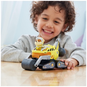 Vehicul de constructie PAW Patrol Rubble, 17 cm, cu efecte de lumina si sunet - Img 9