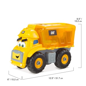 Vehicul de jucarie Caterpillar FIX-IT PHILIP, 30 cm, alb, cu unelte magnetice - Img 8