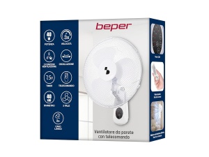 Ventilator de perete BEPER P206VEN600 cu telecomanda, 3 viteze, timer 7,5 ore - Img 8