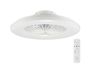 Ventilator de tavan Beper P206VEN640, LED 40W, telecomanda, alb
