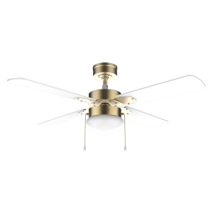 Ventilator de tavan Cecotec EnergySilence Aero 450 GoldWhite, 106 cm, 50W