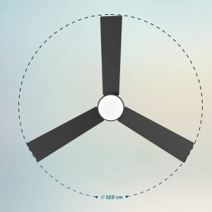 Ventilator de tavan Cecotec EnergySilence Aero 4850, 122 cm, 30 W, Negru - Img 2