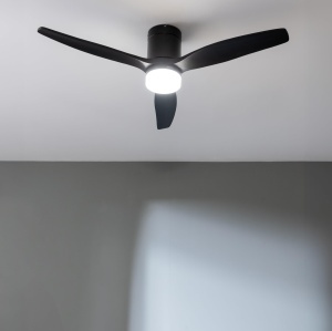 Ventilator de tavan Cecotec EnergySilence Aero 5600, 132 cm, 40W, LED 20W, Wi-Fi, negru-auriu - Img 3