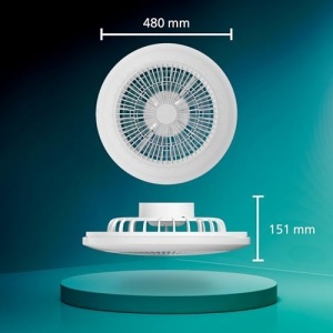 Ventilator de tavan Philips Amigo 20W, 49 cm, cu lumina colorata, telecomanda - Img 10