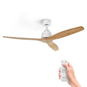 Ventilator de tavan Ufesa CFTB 40W 6 viteze functie vara-iarna alblemn deschis