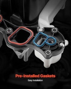 VEVOR Ansamblu Ansamblu Motor Ansaugkrummer Compatibil Ford F150 F250 F350 2000-2004 Constructie Rezistenta - Img 5