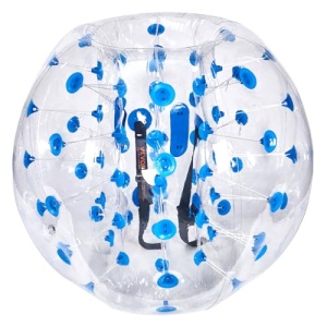 VEVOR Bumper Ball Transparent cu Puncte Albastre 12m PVC Explosionsigur pentru Activitati Outdoor - Img 10