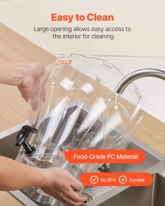 VEVOR Dispenser Bauturi 13L Transparent Material BPA-Free Robinet Antipicurare - Img 6