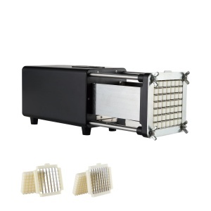 VEVOR F300 Electric Cartofisor cu Lame din Otel Inoxidabil si Baza Anti-Alunecare