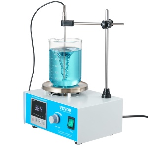 Vevor Magnetruhrer 85-2 Alb 1000 ml 999degC Placa de Incalzire si Amestecare