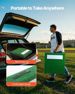 VEVOR Pitching Mound 31 inch Echipament de antrenament pitching portabil IndoorOutdoor - Img 4