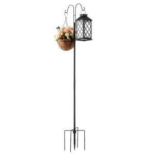 Vevor Set 8 Carlige Gradina 156 cm Design Dublu Otel Rezistent - Img 9