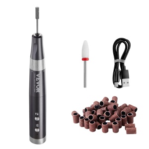 VEVOR UV-1003 Freza Electrica Unghii 30000 RPM Negru Portabila