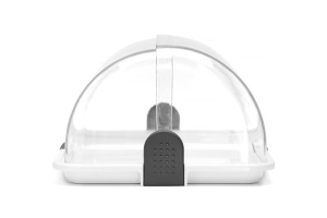 Vitrina Buffet HENDI, 465x315x195mm, alba, cu capac transparent - Img 5