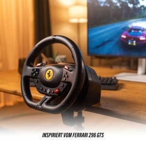 Volan de curse Thrustmaster T98 Ferrari 296 GTS cu pedalier pentru PC - Img 2