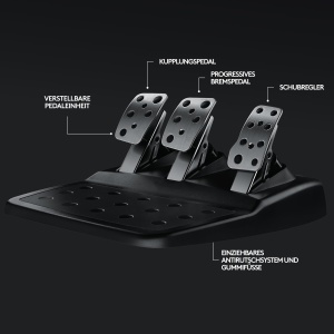 Volan de gaming Logitech G29, Force Feedback, 900 rotire, piele, pentru PS5, PS4, PC - Img 7