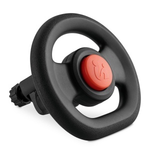 Volan interactiv pentru carucior Hauck compatibil universal cu claxon si montare usoara Negru