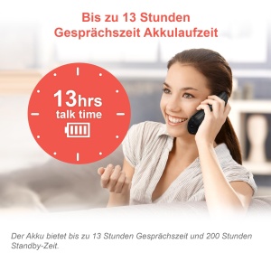 VTech CS1451 DECT Telefon fara fir 2 receptori telefonici, functie hands-free, blocarea apelantului, functie de detectare a apelantului/functie de asteptare a apelantului, afisaj iluminat din spate, mod ECO Radiatii reduse - Img 5