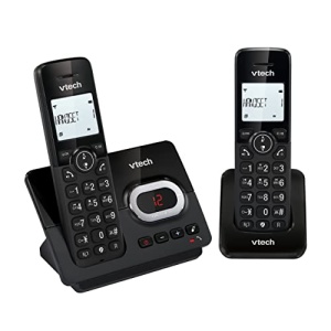 VTech CS2051 Telefon fara fir cu robot telefonic si 2 telefoane, Mod ECO+, Telefon pentru seniori Blocarea apelurilor telefonice fixe, Functie hands-free, Butoane mari, Afisaj cu 1 linie, Negru - Img 13