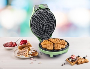 Waffle Maker Bestron ASW217G 5 Waffe, 700 W, Culoare Verde - Img 2