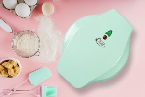 Waffle Maker Bestron AWMD5M, 700W, Mini-Cookie-Maker, Culoare Mint - Img 3