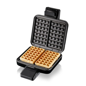 Waffle Maker Cloer 1420, 2 Wafle Belgiene, 1000 W, Negru - Img 2