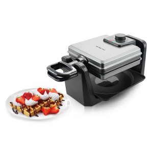 Waffle Maker Emerio WM-110984.4, 4 Wafe, 1000W, Culoare Argintie - Img 6