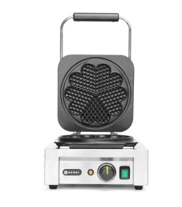 Waffle Maker HENDI Herz, 5 forme, 2200W, placi antiaderente - Img 3