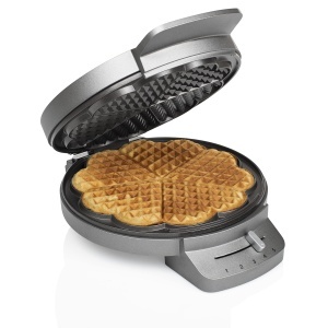 Waffle Maker Princess 132380, 1200 W, 5 Waffeln in forma de inima, Antiaderent