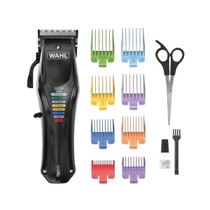 WAHL Animal Color Pro Masini de tuns reincarcabile pentru animale Masini de tuns cu piepteni de atasare cu coduri de culoare Ingrijire completa a paru - Img 1