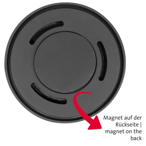 Westmark Cronometru pe termen scurt/cronometru de bucatarie, mecanic, magnetic, 1-60 minute, otel inoxidabil/plastic, Redondo, antracit/argintiu, 10922260 - Img 6