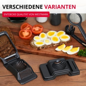 Westmark Eierschneider Columbus Black Edition Taietor Ou din Aluminiu Filoane din Otel Inoxidabil Culoare Antracit - Img 8