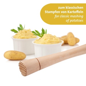 Westmark Fermentier Stampfer Buchenholz - Ideal pentru Kimchi si Varza Murata - Img 3