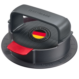 Westmark Hamburger Maker VARIO PLUS - Presa robusta pentru burgeri pentru chiftelute, dimensiuni individuale de chiftelute reglabile, aplicare curata, de asemenea pentru burgeri vegani - ABS - Img 1