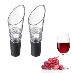 Westmark Simo Set 2 Decantoare Vin cu Ventilatie Material Plastic si Otel Inoxidabil - Img 2
