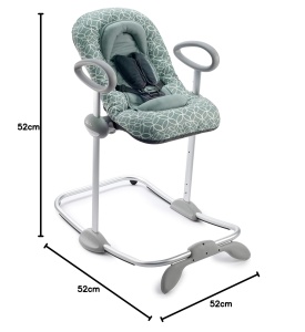 Wippe pentru bebelusi Beaba Up Down III - Ergonomica, 4 inaltimi, cu functii de siguranta - Img 9